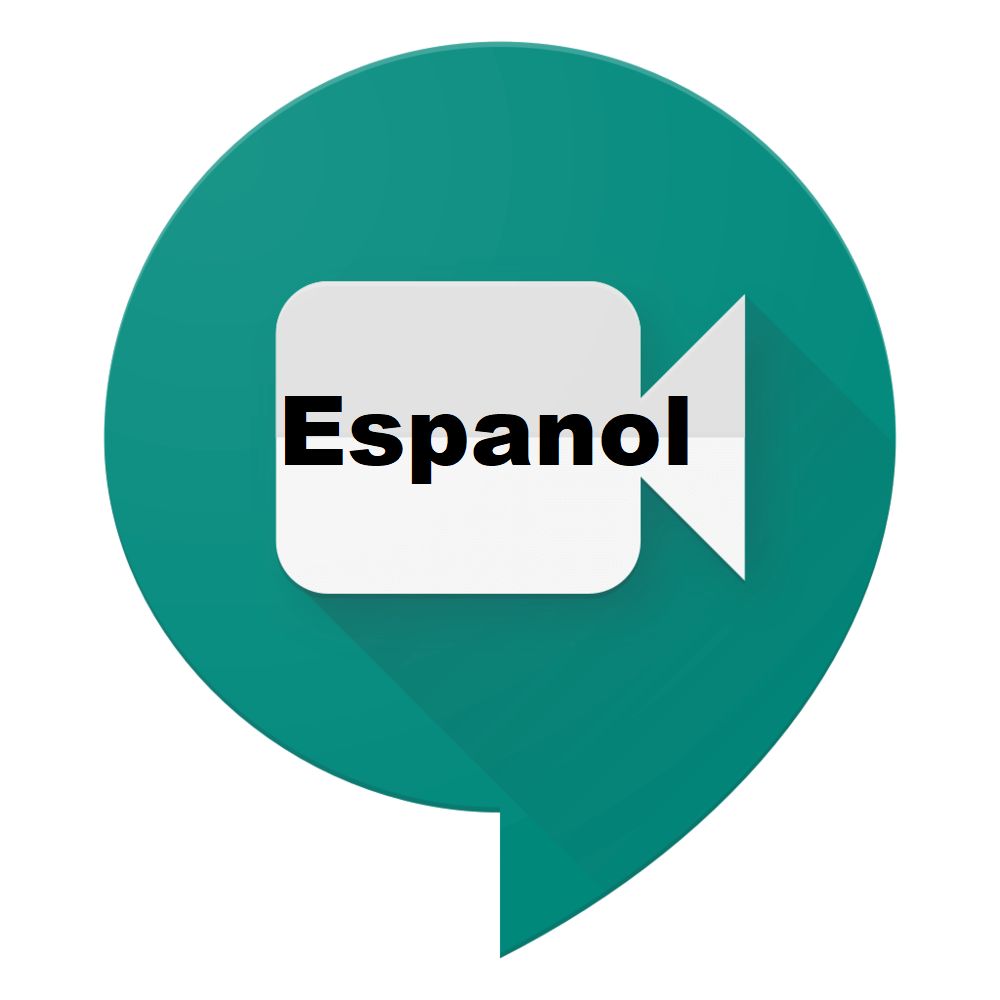 Google Meet in spanish logo