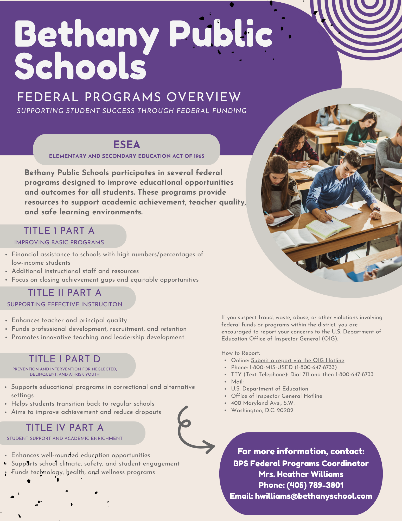 Federal Programs Overview