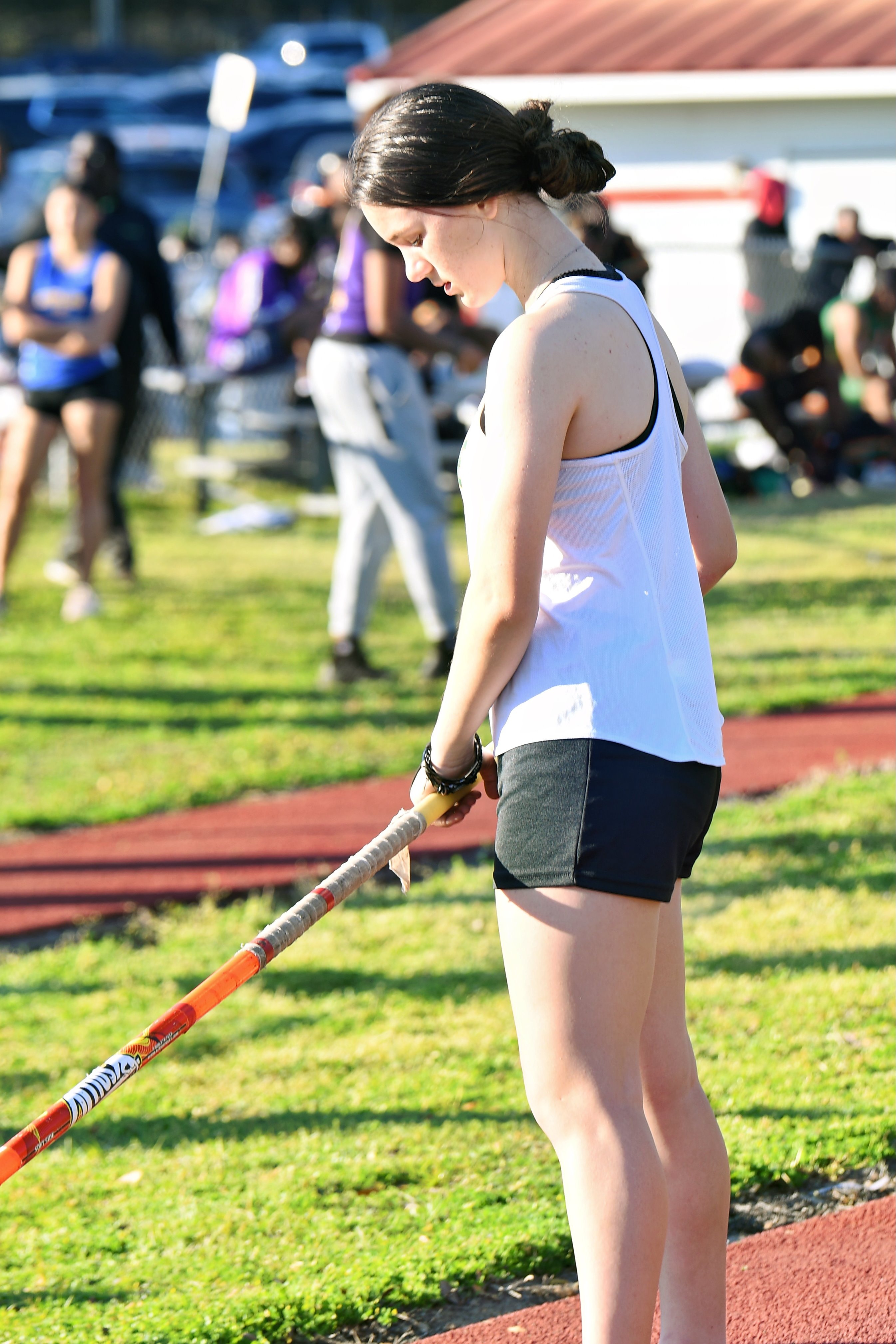 Track Athlete Pole Vault