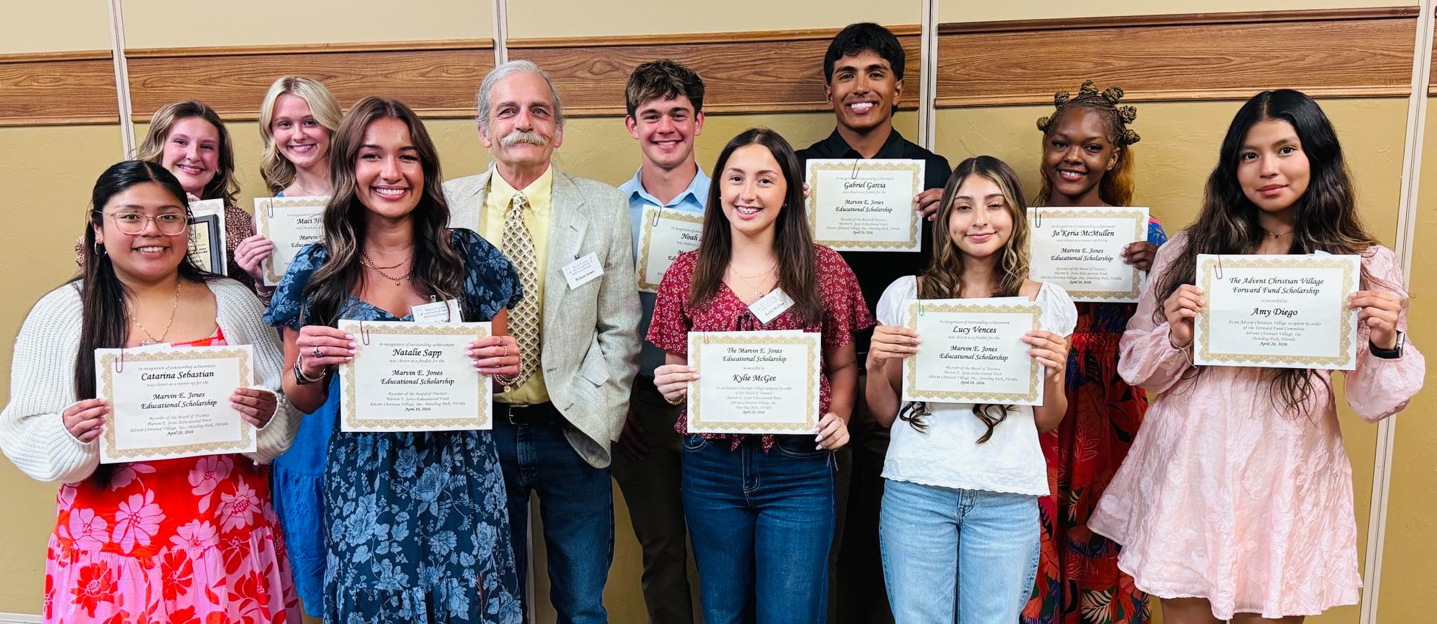 Marvin Jones Scholarship Winners 