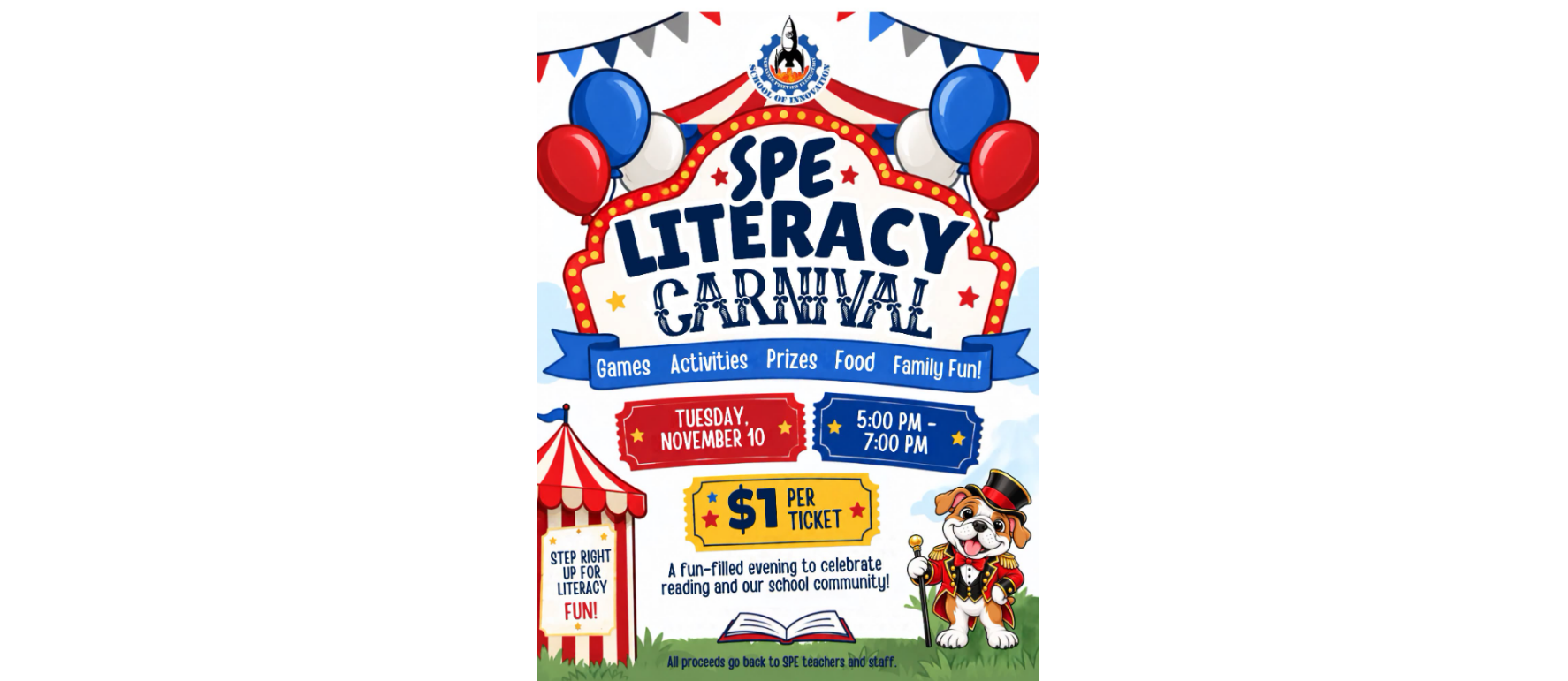 SPE Literacy Carnival Flyer