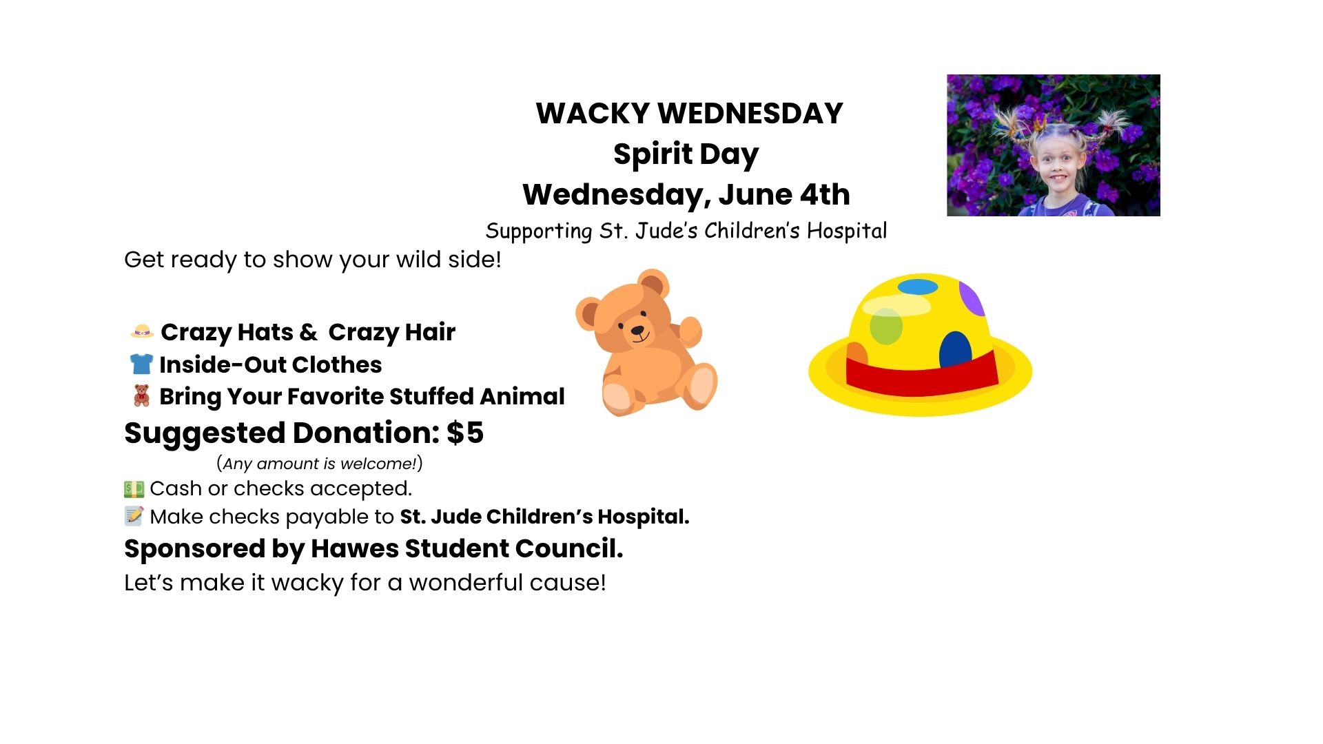 Wacky Wednesday, June 4, 2025 Flyer