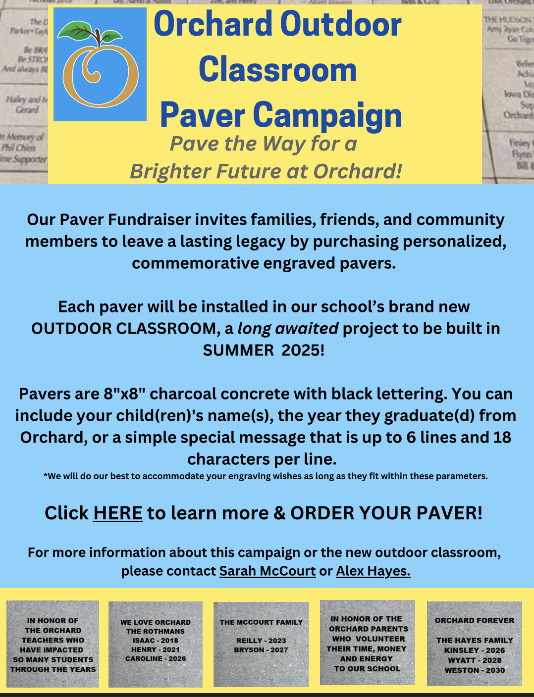 Flyer for buy a brick
