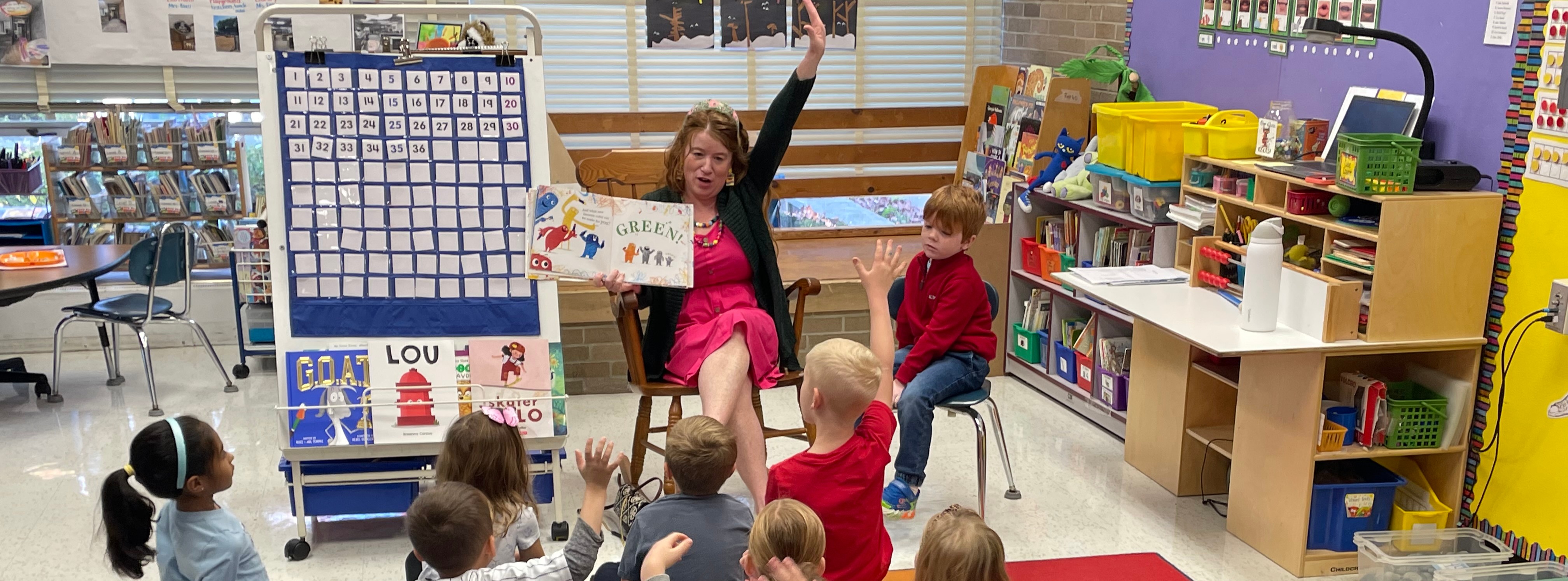 Mystery Reader in Kindergarten