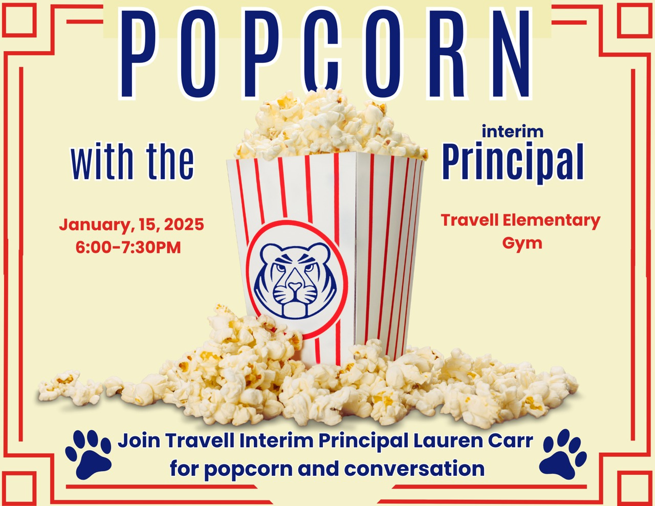 Popcorn with the Principal