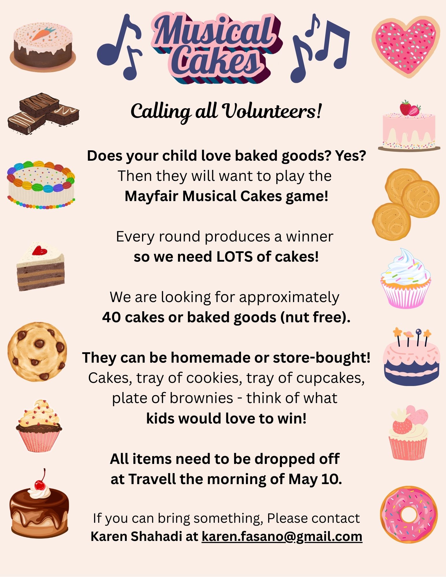 Mayfair Musical Cakes
