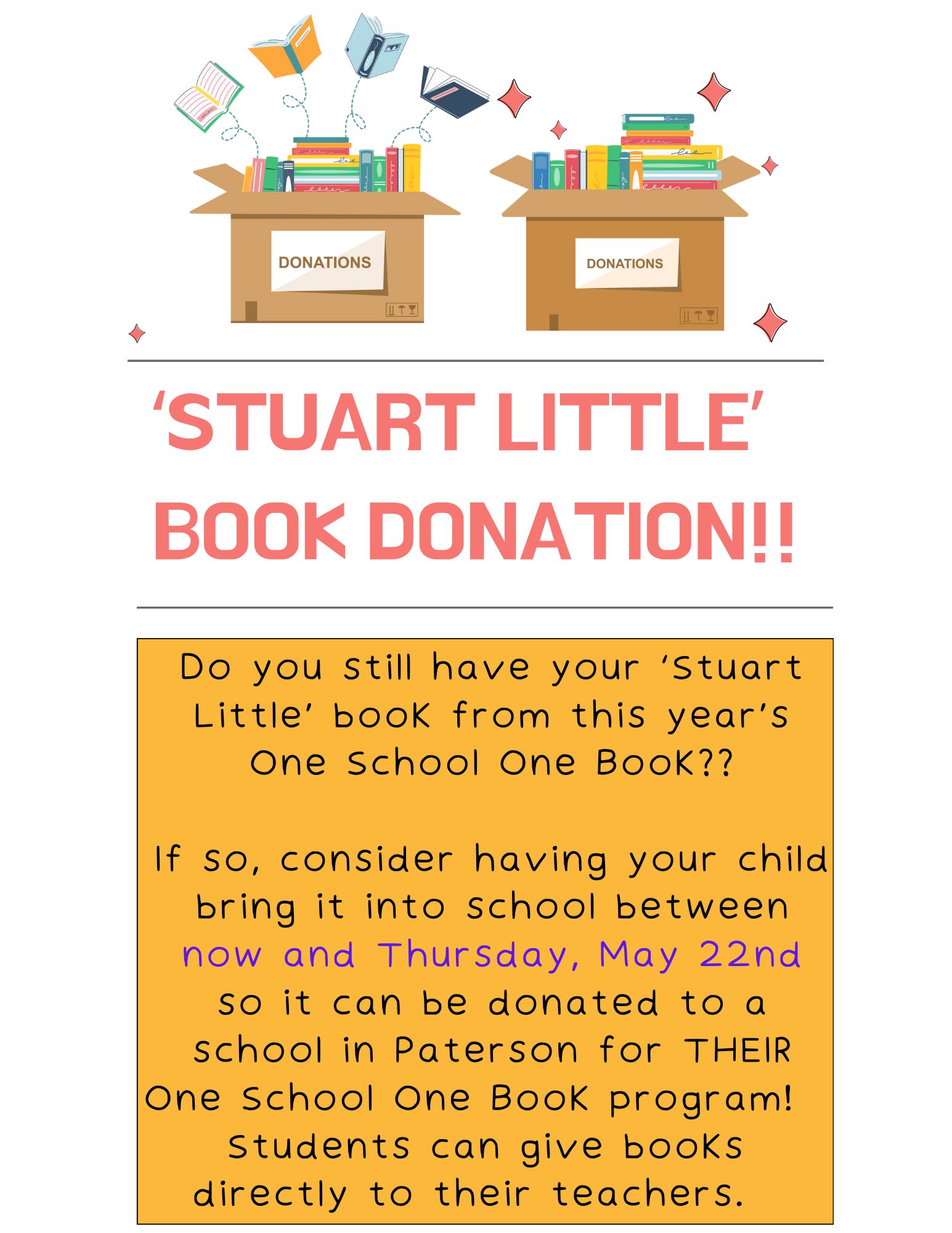 Stuart Little Book Donation
