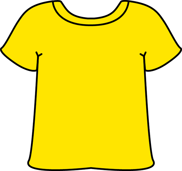 yellow t-shirt