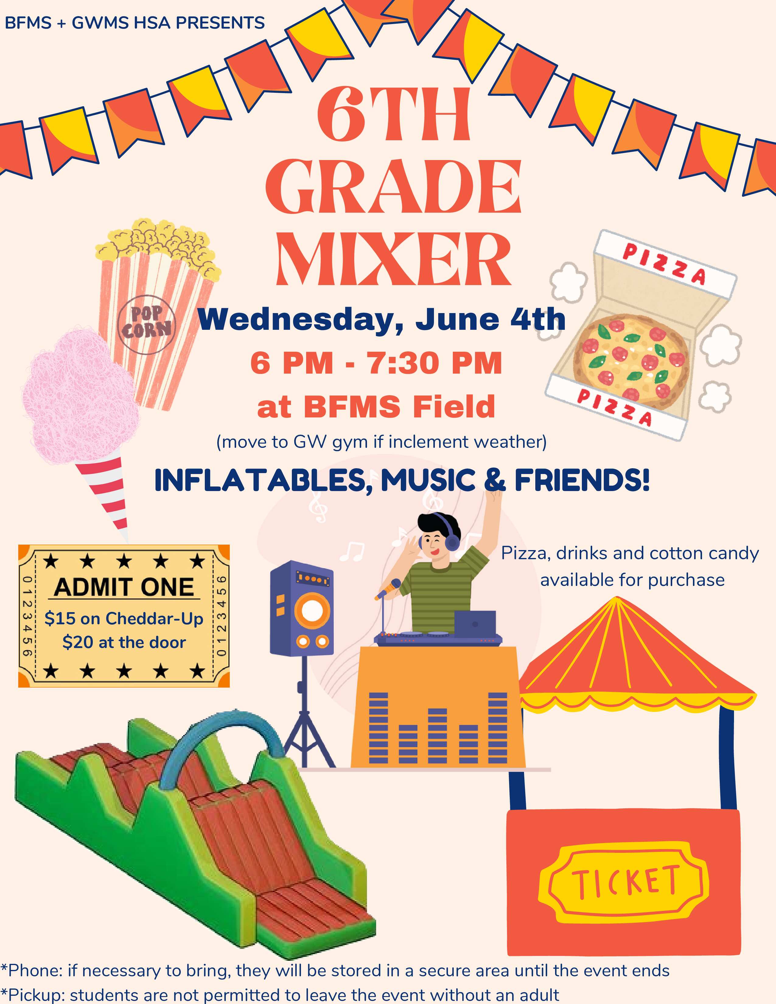 6th Grade Mixer June 4 BF GW
