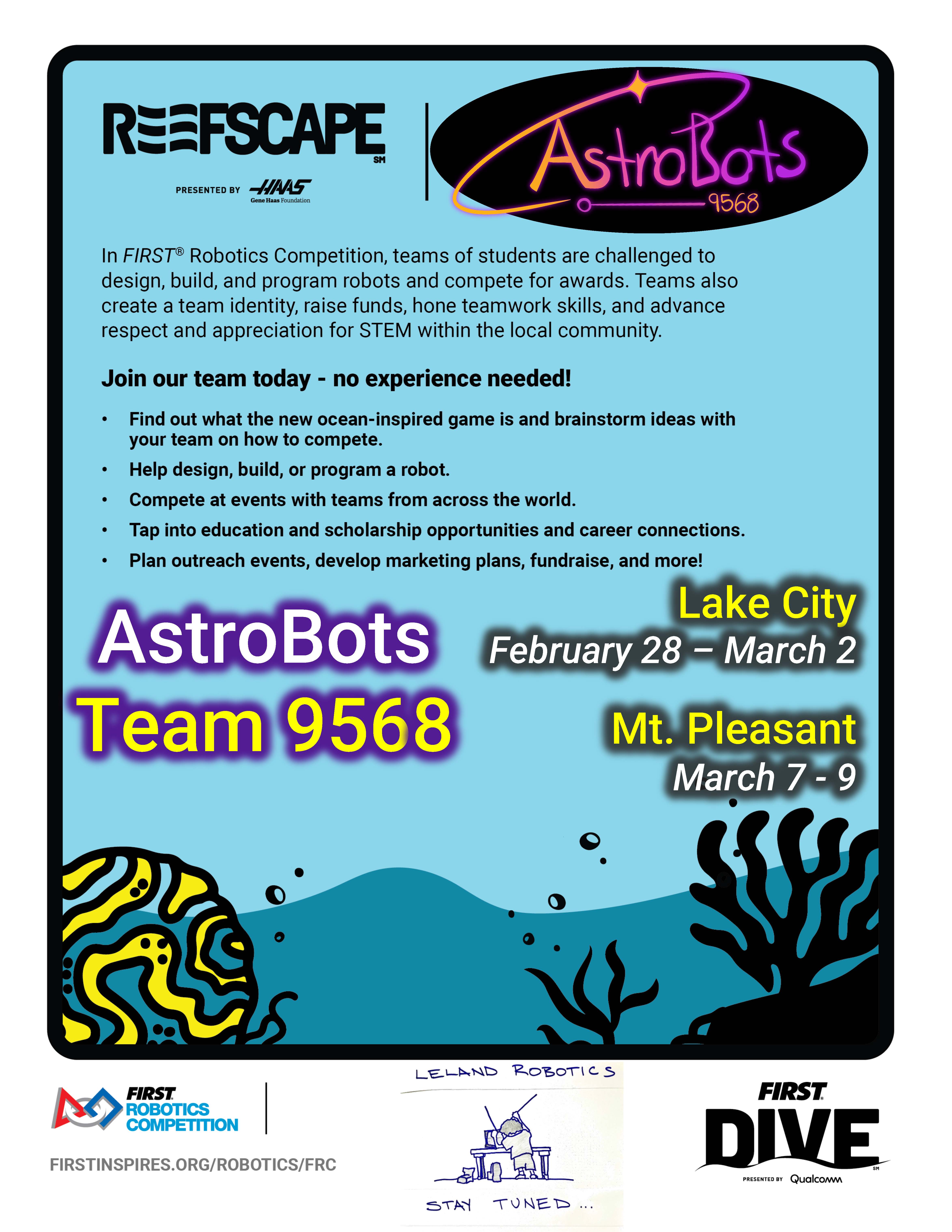 AstroBots Reefscape Recruiting