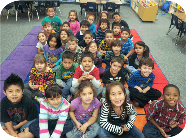 Photo of the Dual Language Immersion Program students