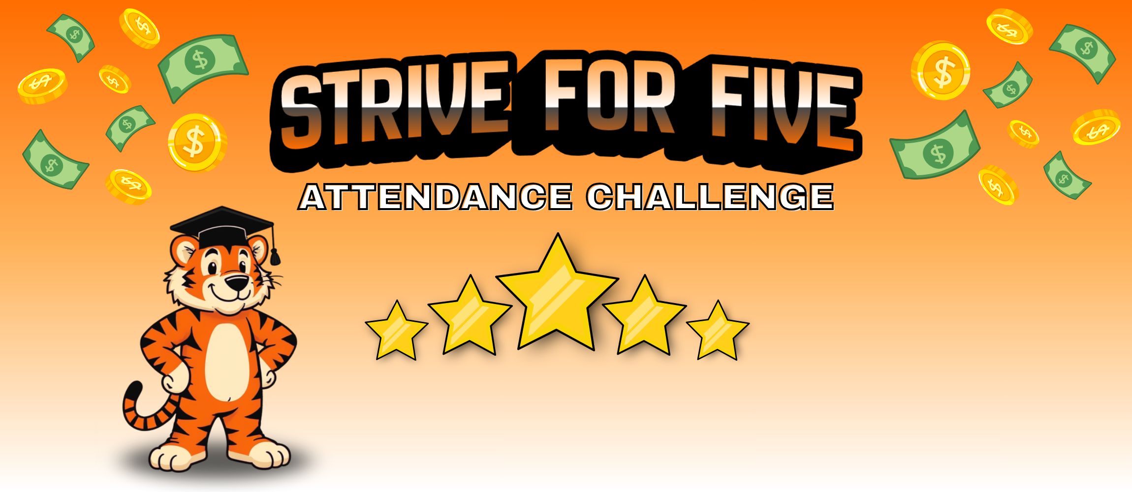 Strive for five attendance challenge
