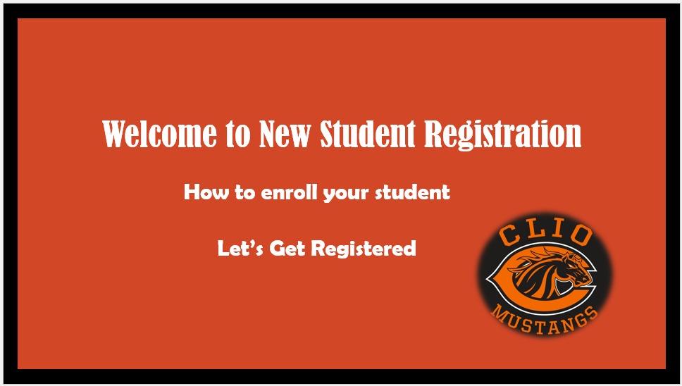 How to enroll a new student at Clio Area Schools