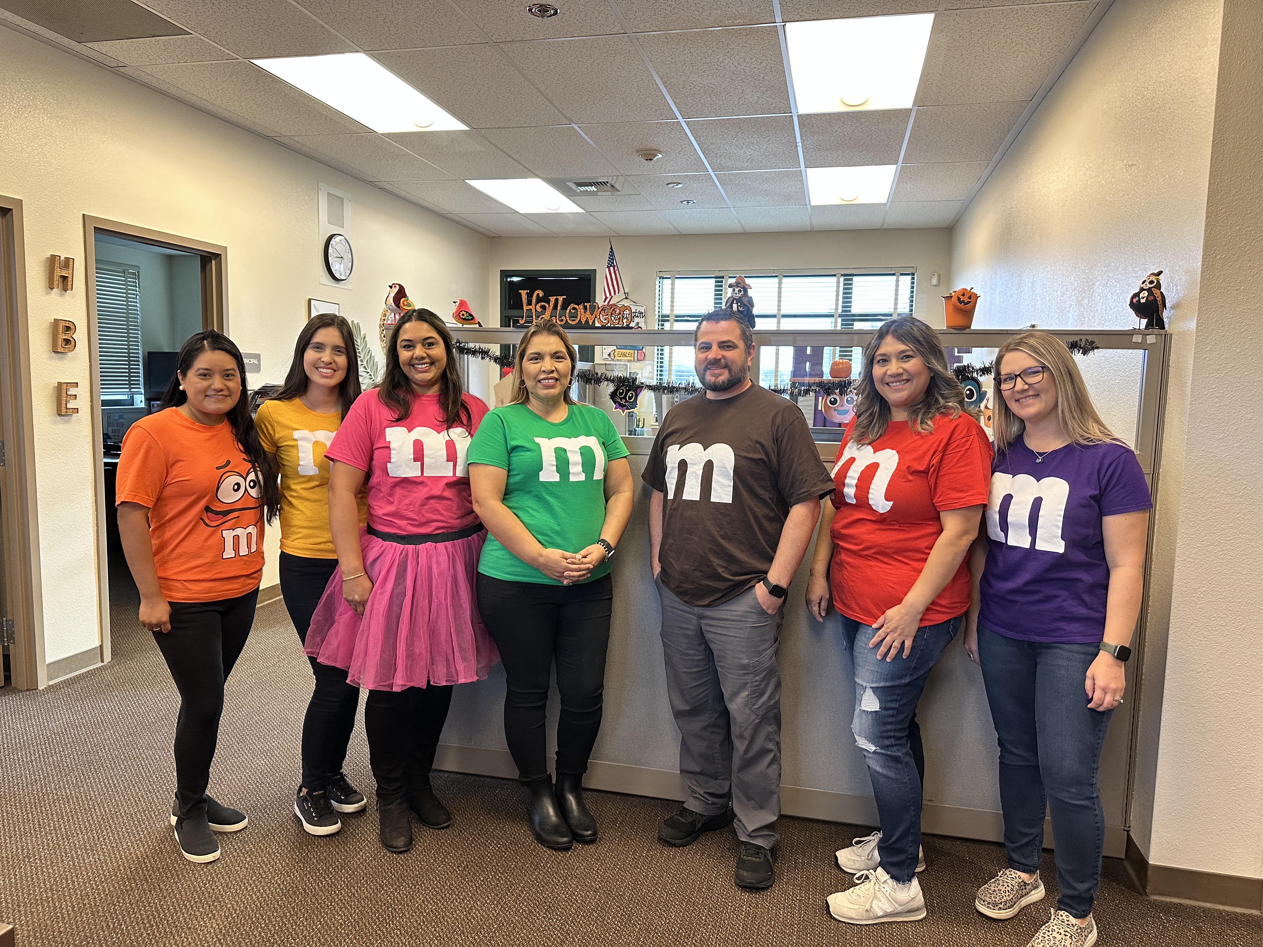 Halloween staff picture.