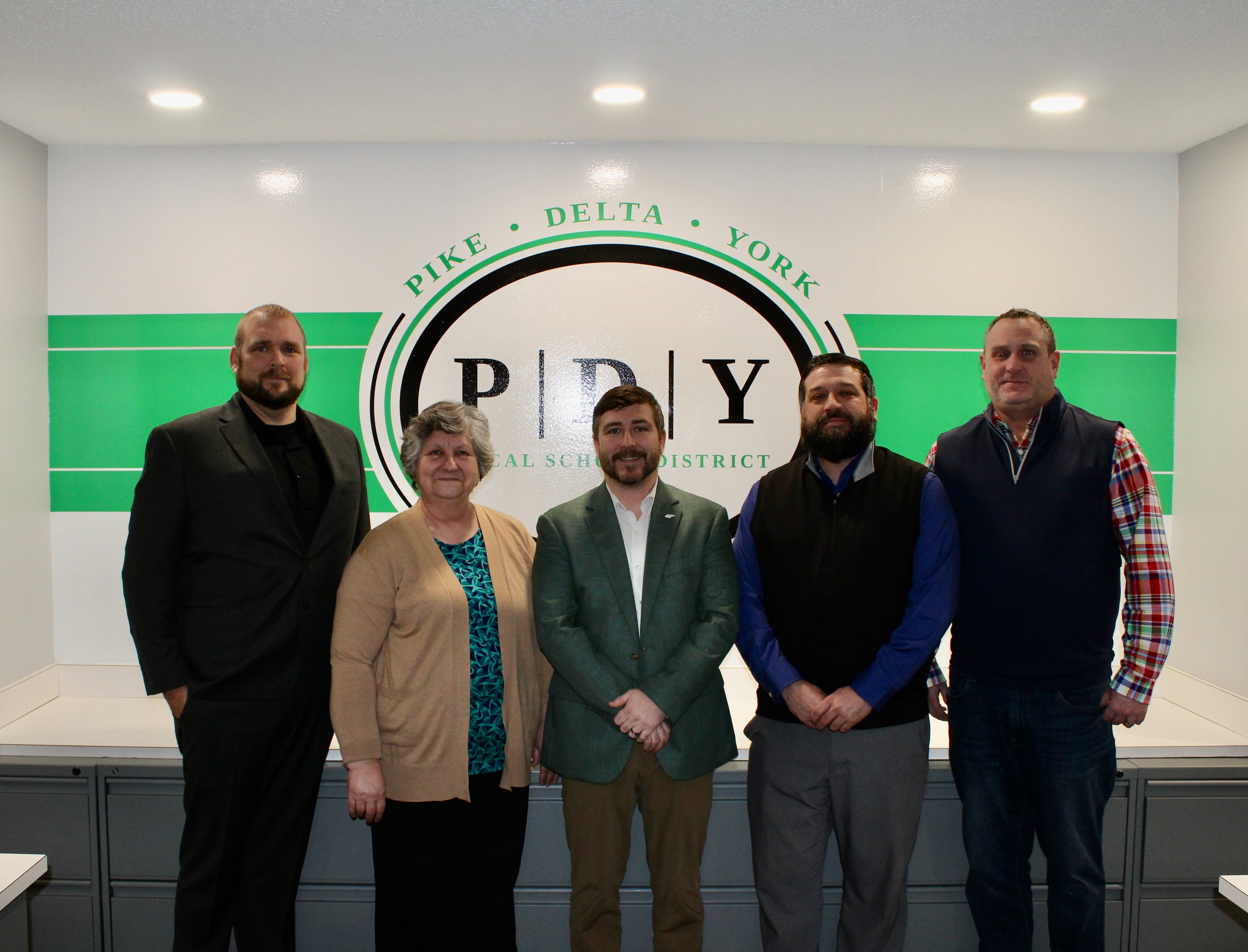 Photo of the Board of Education members