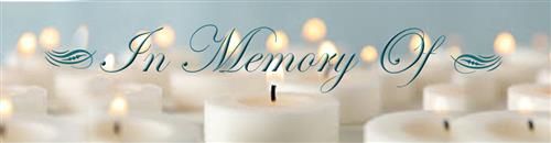 In memory of...