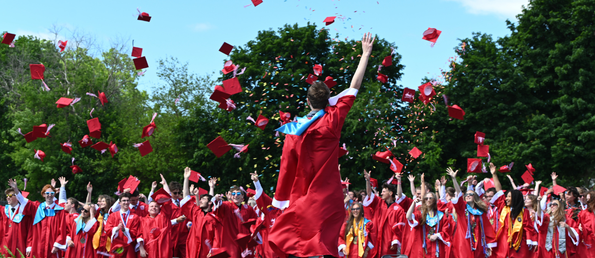 Graduation cap toss 2026