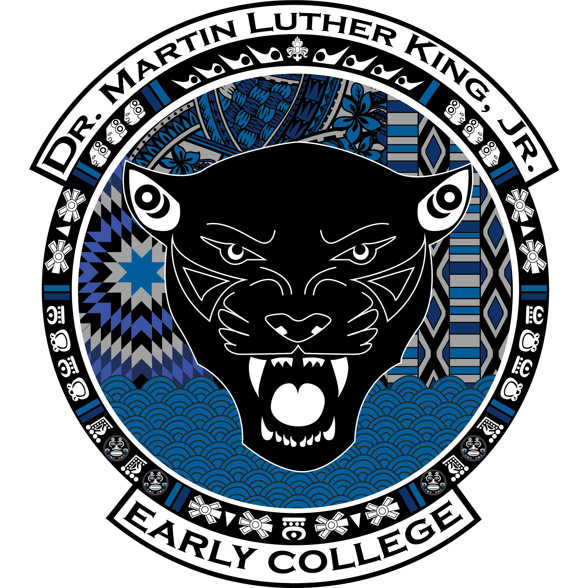Dr. Martin Luther King, Jr. Panthers logo