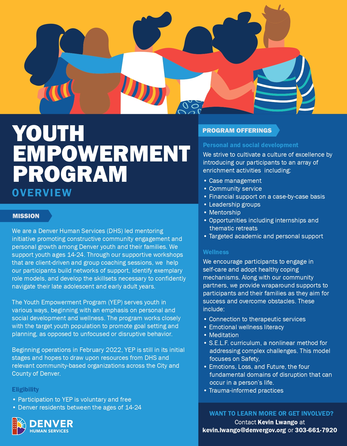 DHS Youth Empowerment Program Flyer