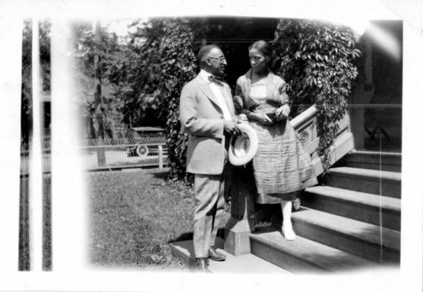 Dr. Clarence Holmes at the Phylis Wheatley YWCA in Five Points (Colo.) Image from Denver Library.
