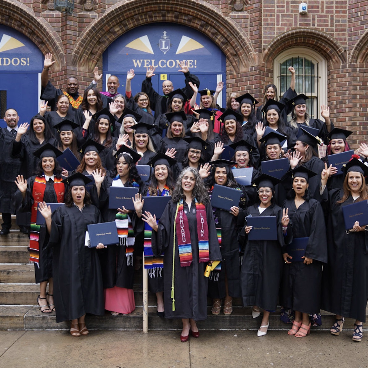 Group of graduates