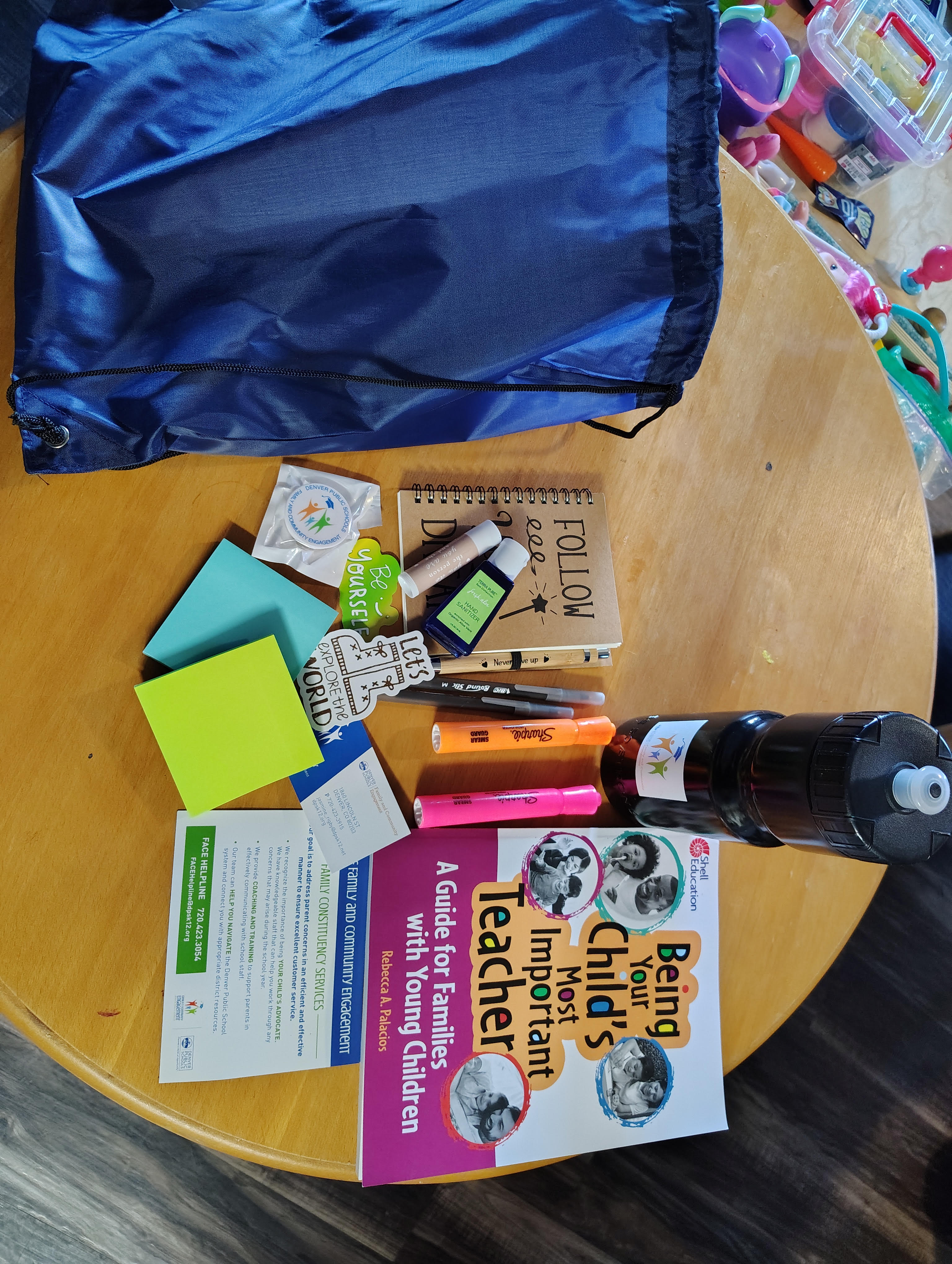 Parent Champion Bag Items