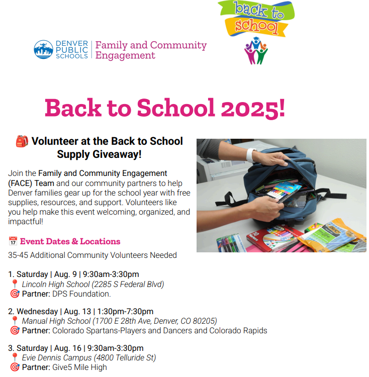 Back to School Flyer 