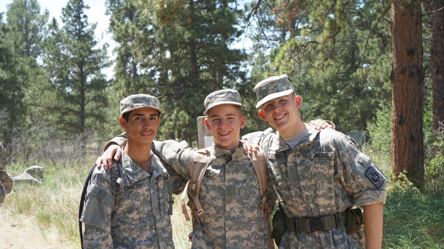 boys with militar uniform