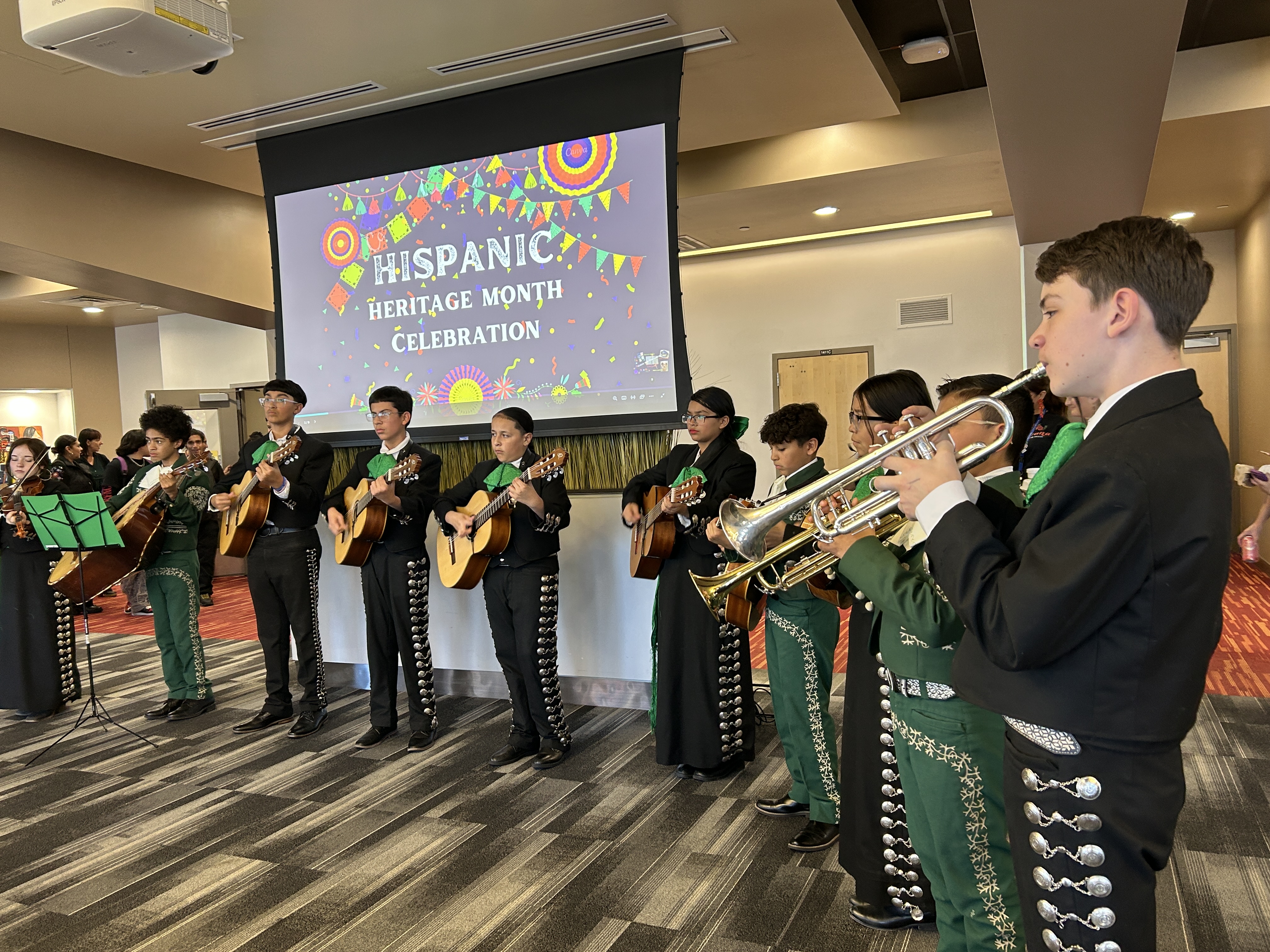 mariachi band performing