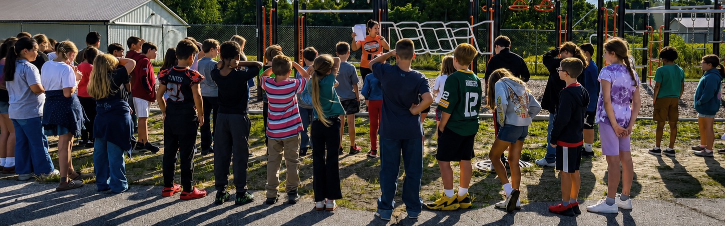 kids on playground