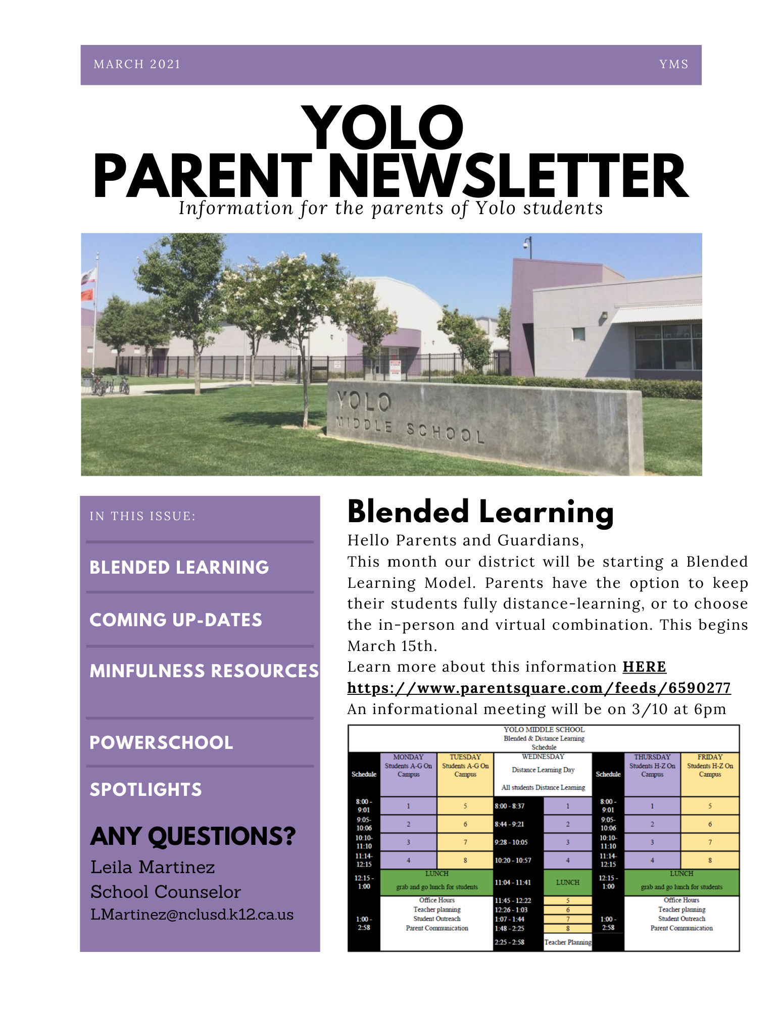 March 2021 Newsletter-Link to PDF