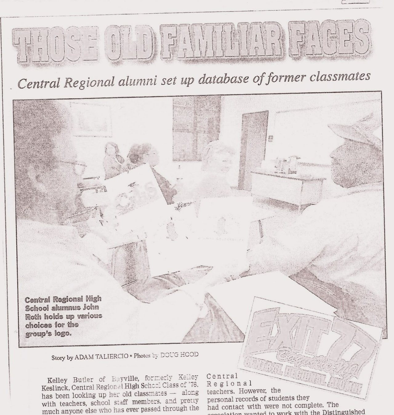 copy of a newspaper