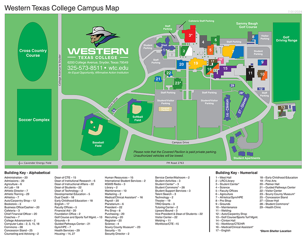 WTC Campus Map