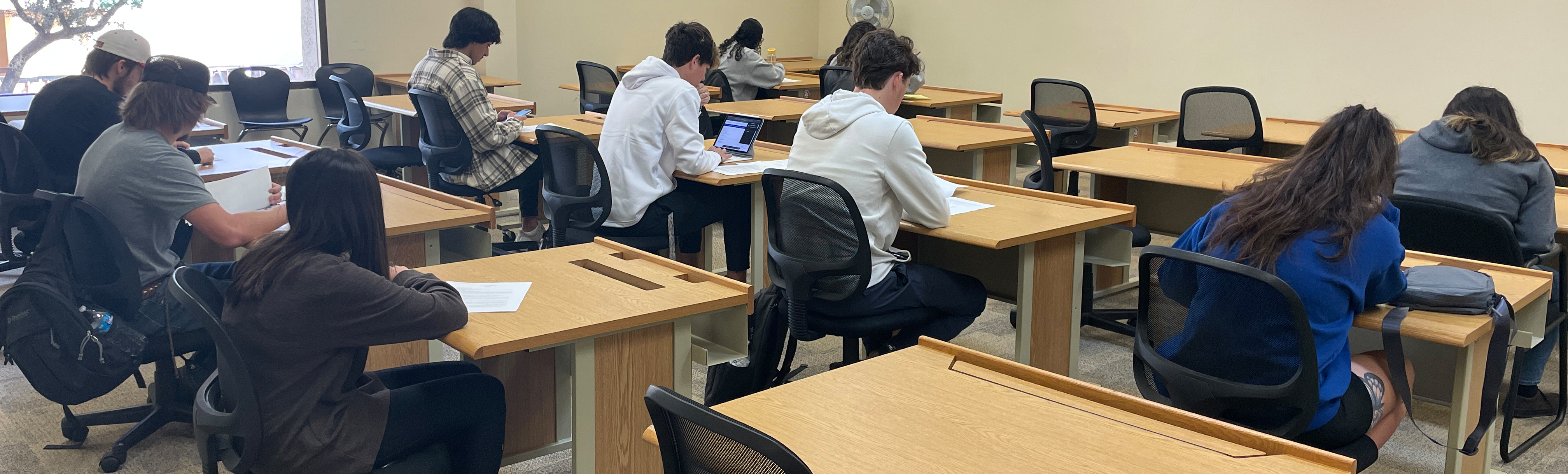 Students in class
