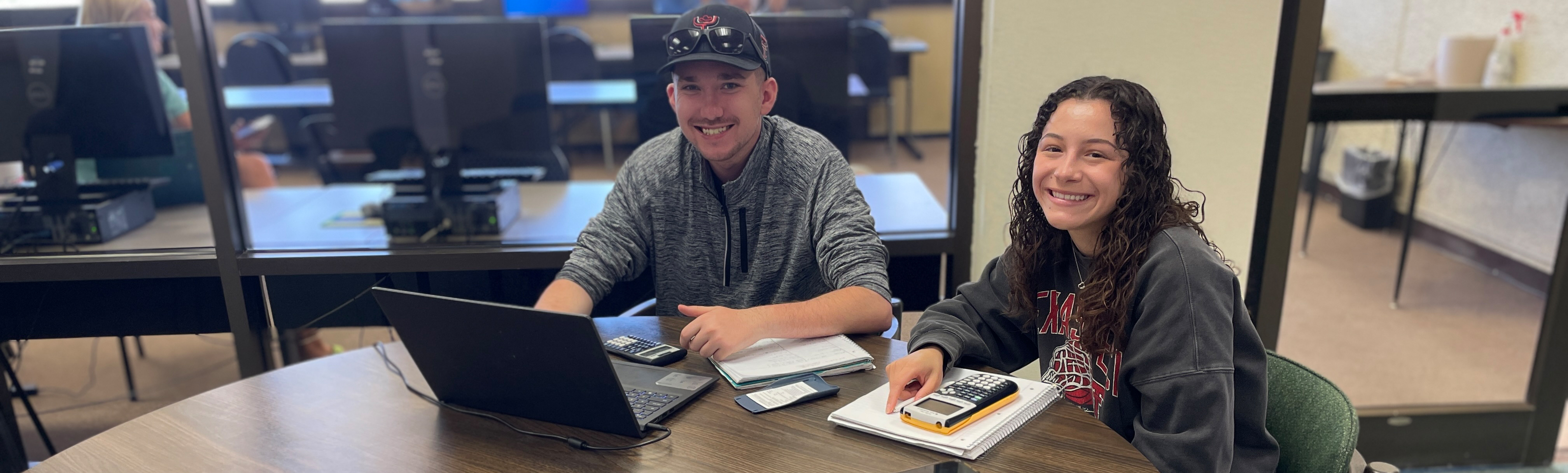 Student tutor with student