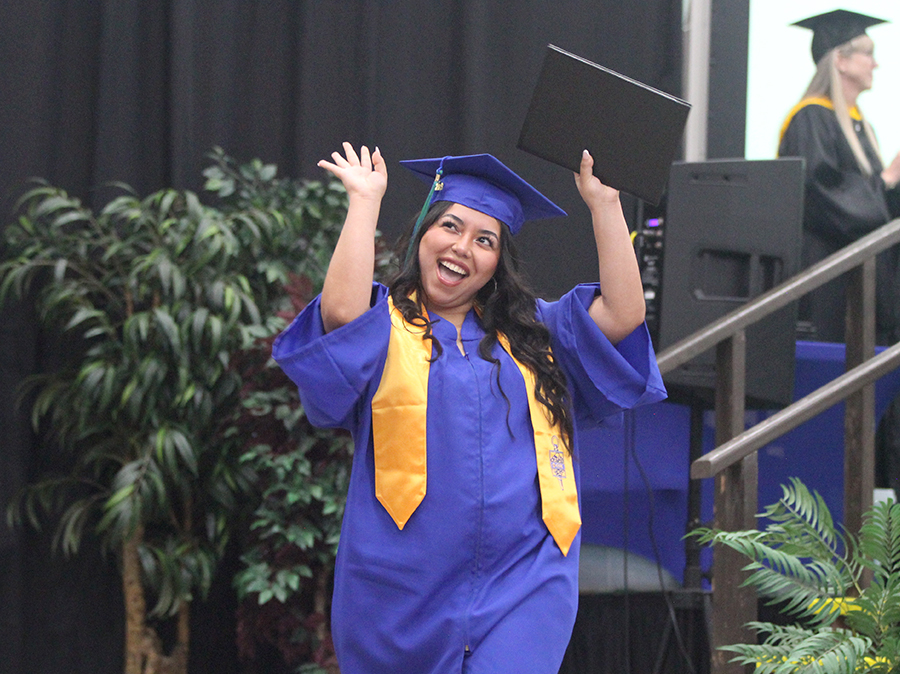 Student at WTC Graduation