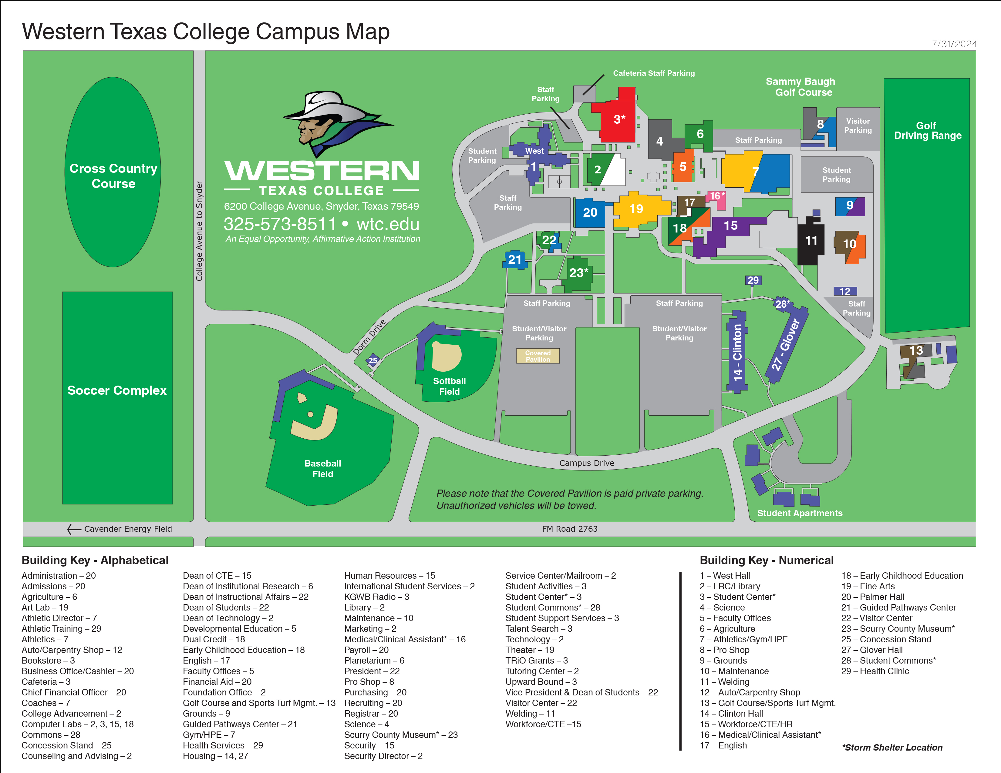 WTC Campus Map
