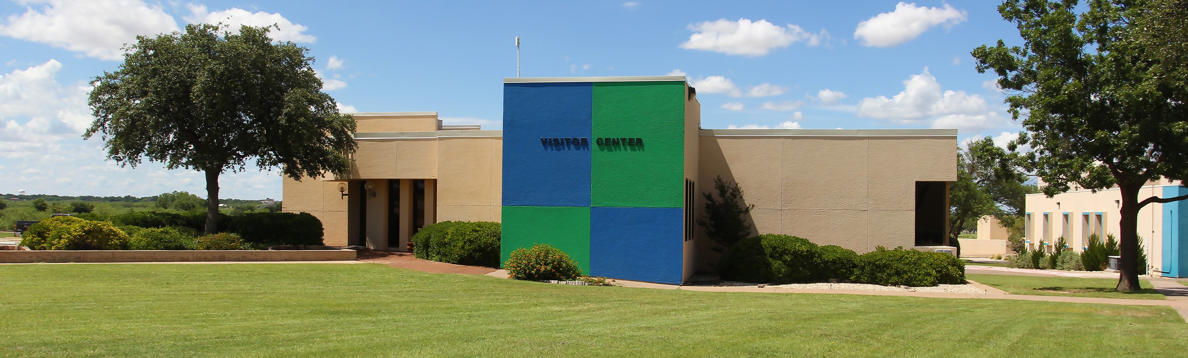 Exterior of the Visitor Center.