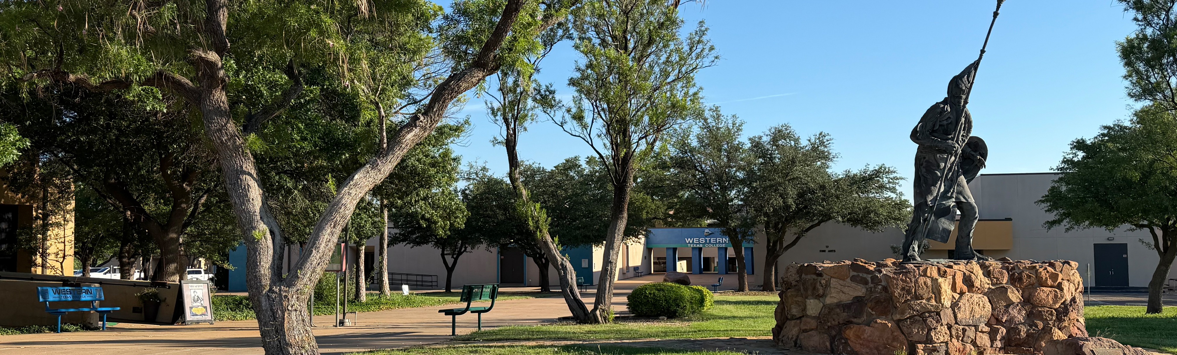 Front of Western Texas College campus