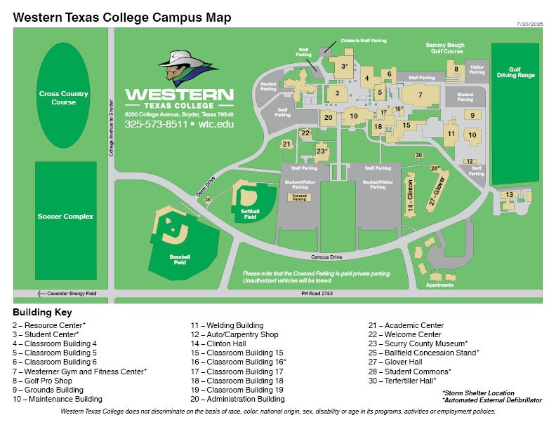 WTC Campus Map