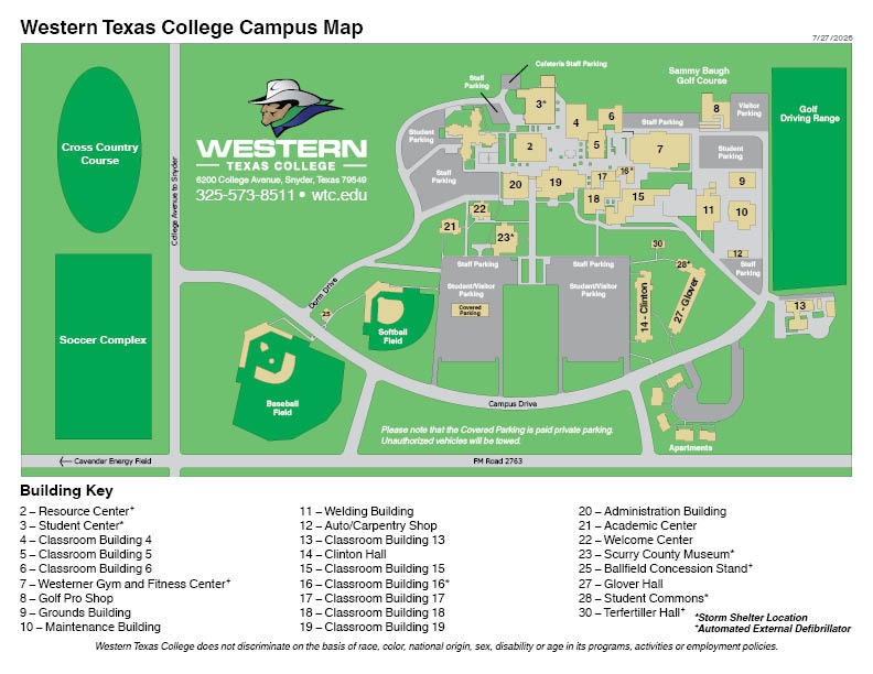 WTC Campus Map