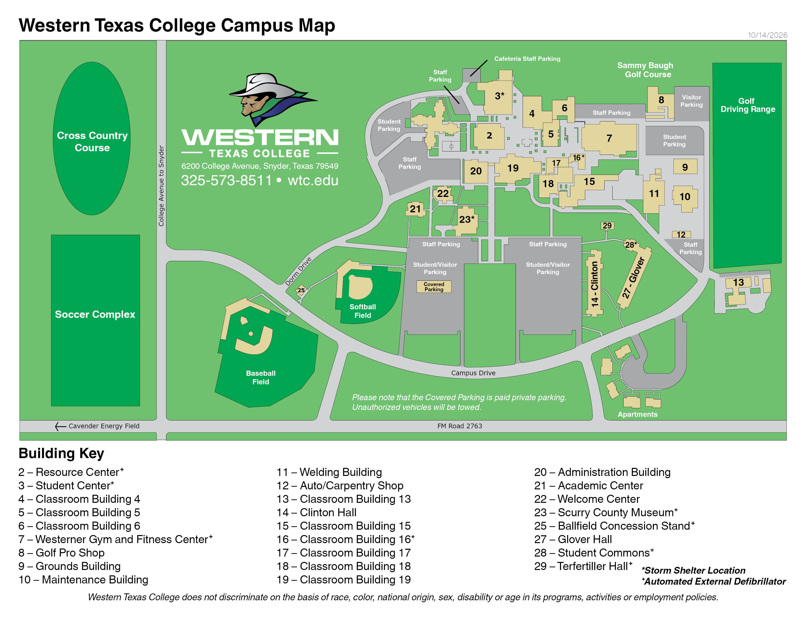 WTC Campus Map