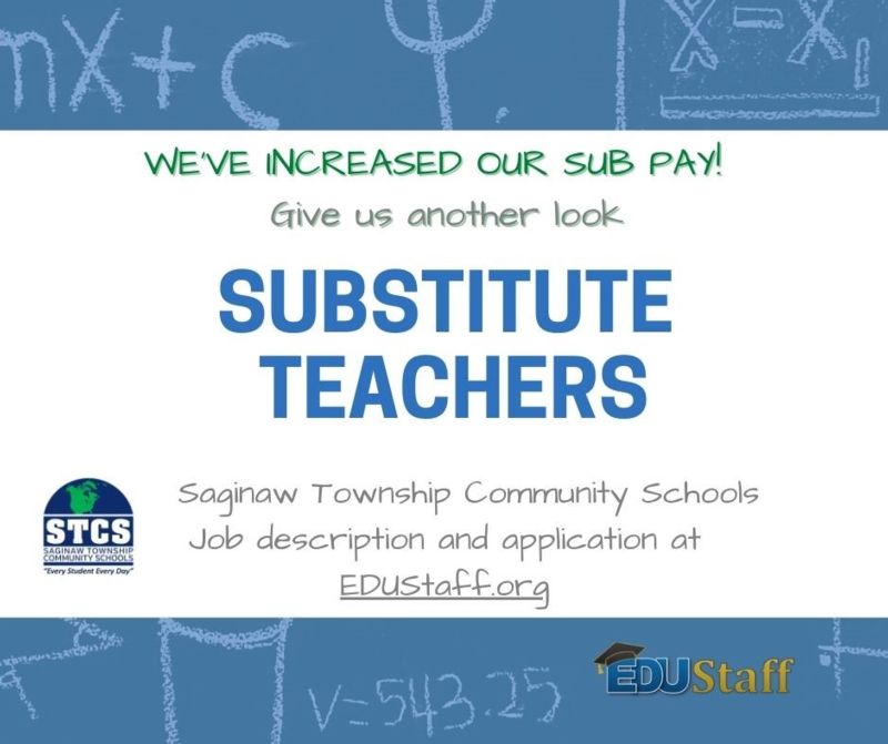 substitute teaching application graphic