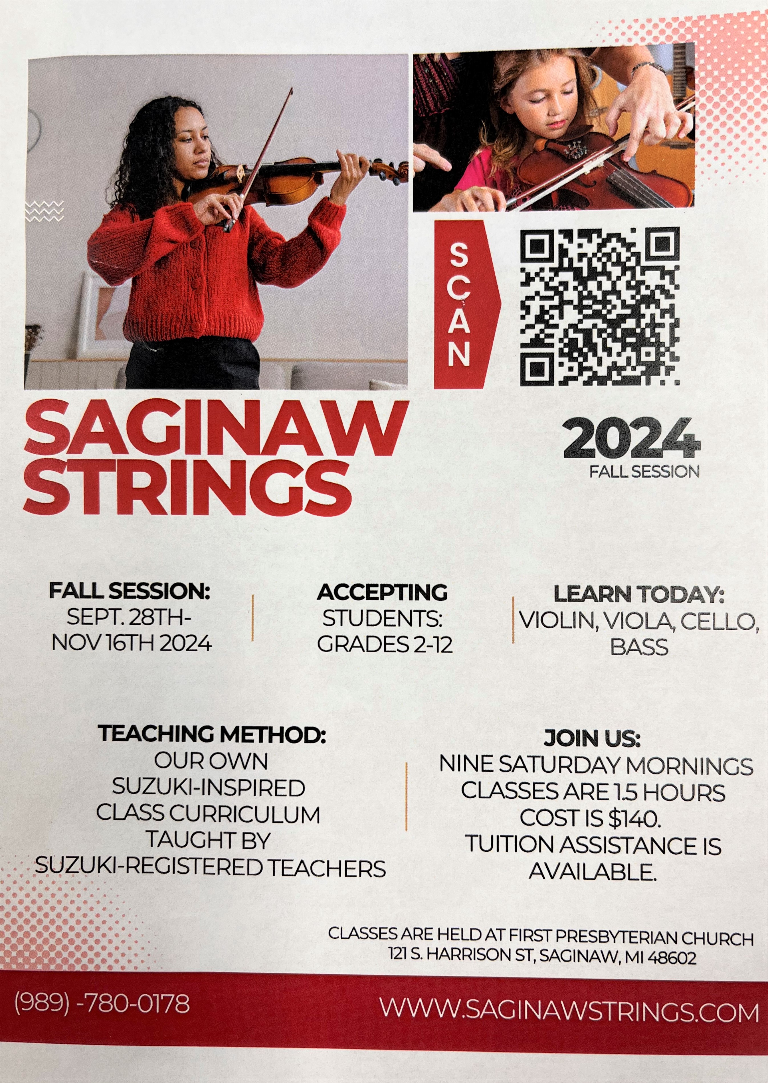 strings class flyer