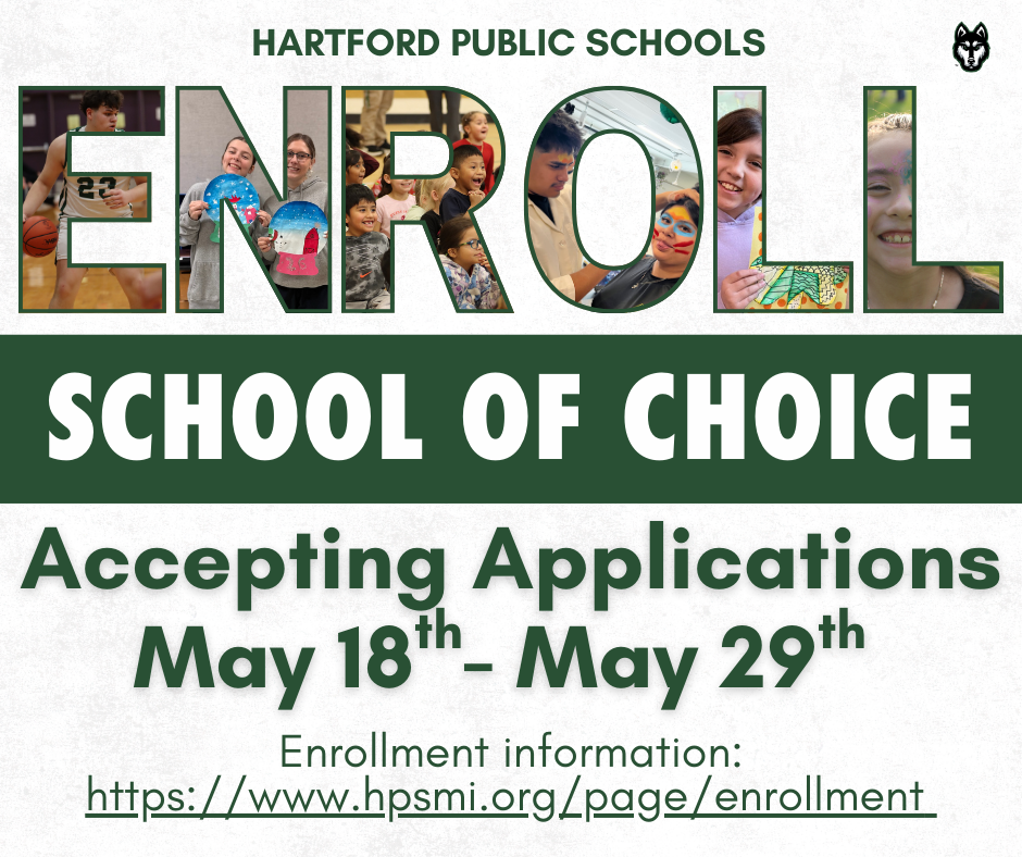 hartford public schools we are your school of choice! HPS is now accepting limited School of Choice applications for the first semester of 2026-2027!0 Applications will be accepted may 18th through may 29th  HPS is accepting: Kindergarten.- 8 Students  1st-8th- 3 Students Per Grade 9th-12th- 5 Students Per Grade Alternative Ed.- 50 Students Visit hpsmi.org or call us at (269) 621-7000 for more information.