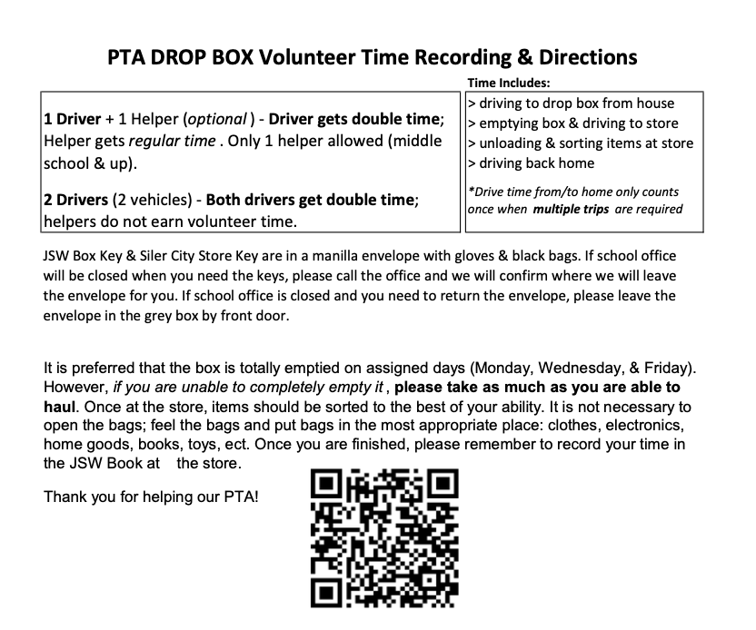 Drop Box Instructions - Very Detailed information