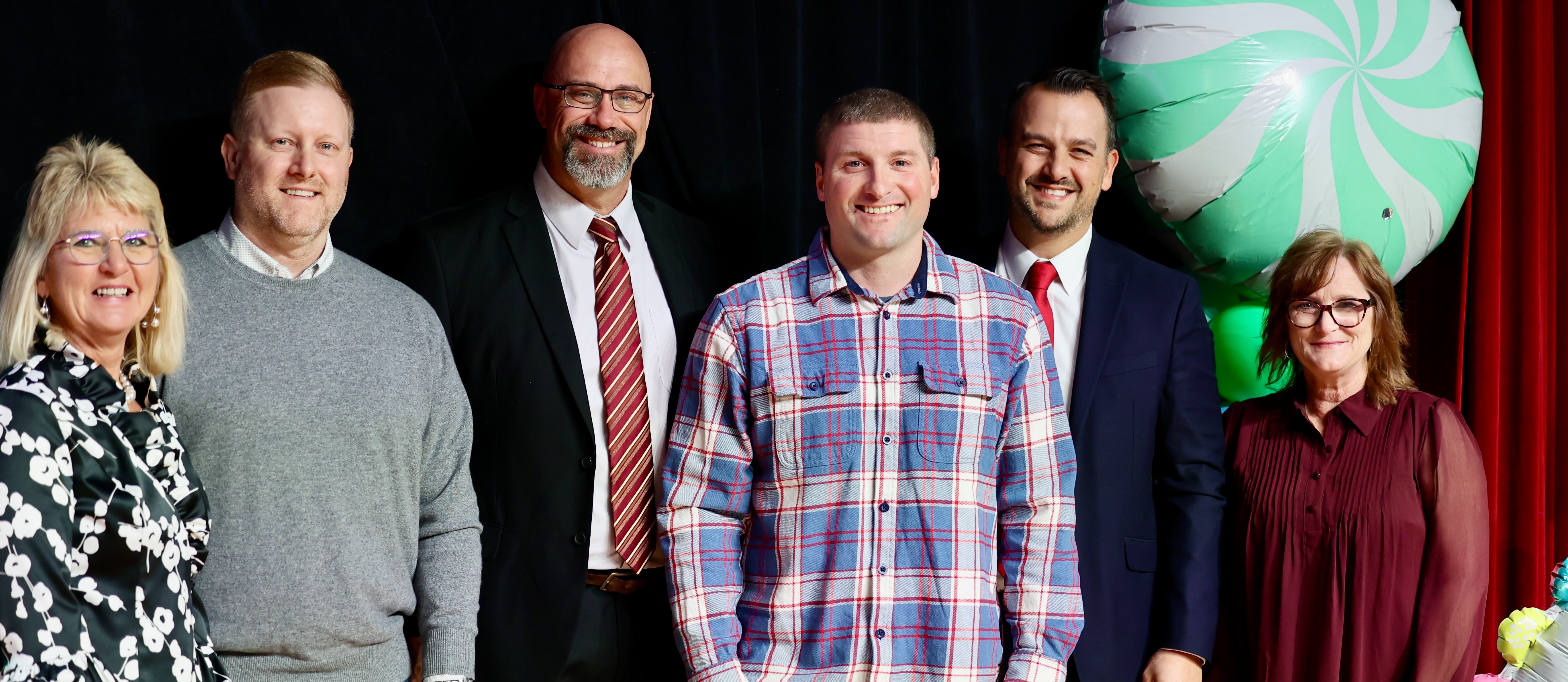 CPS Teacher of the Year Rhett Blundell with CPSF and CPS Admin