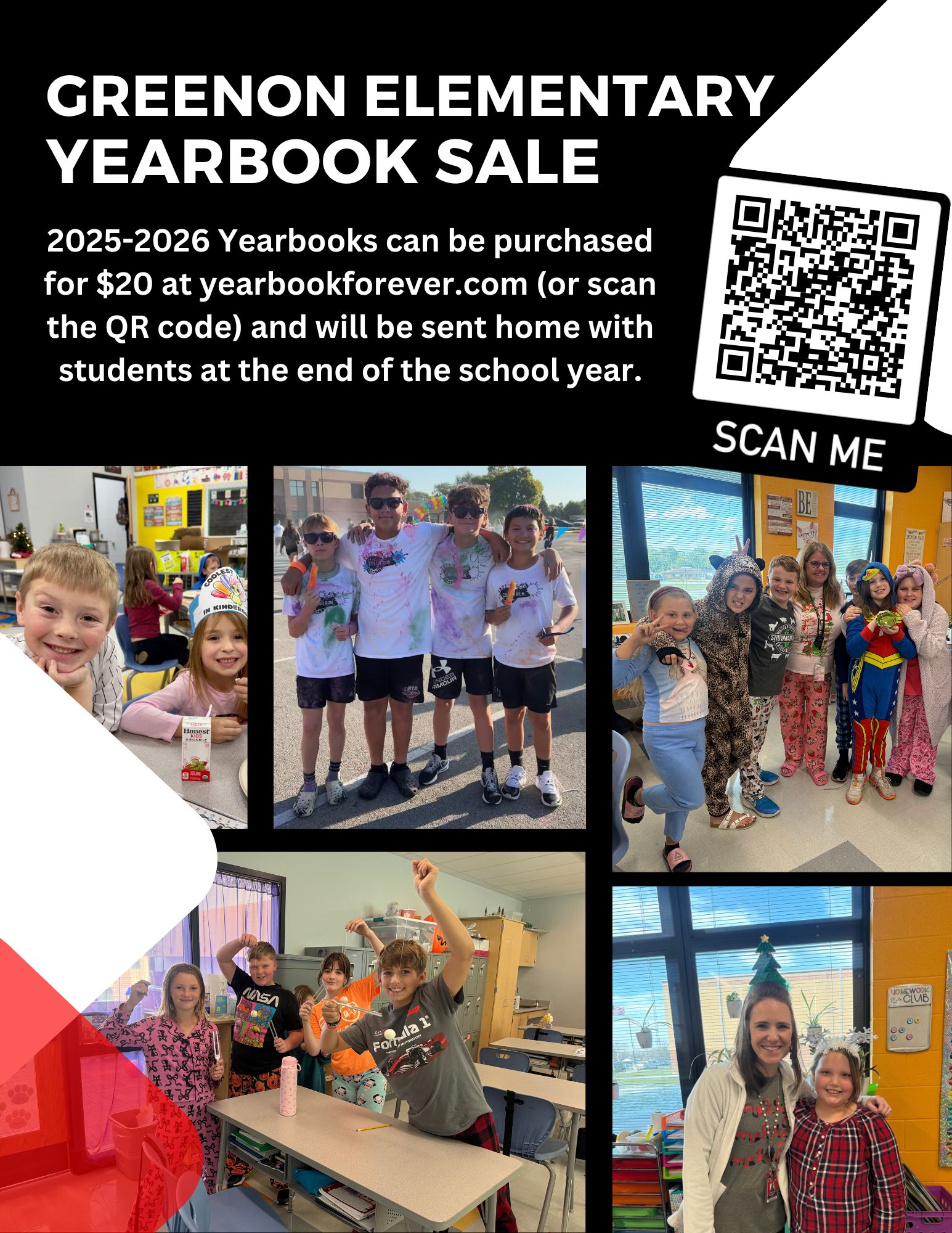 visit yearbookforever.com to order your 25-26 elementary yearbook