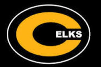 Centerville City Schools logo - lareg C with "Elks" written in it