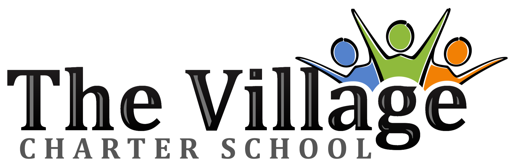 The Village Charter School Horizontal Logo